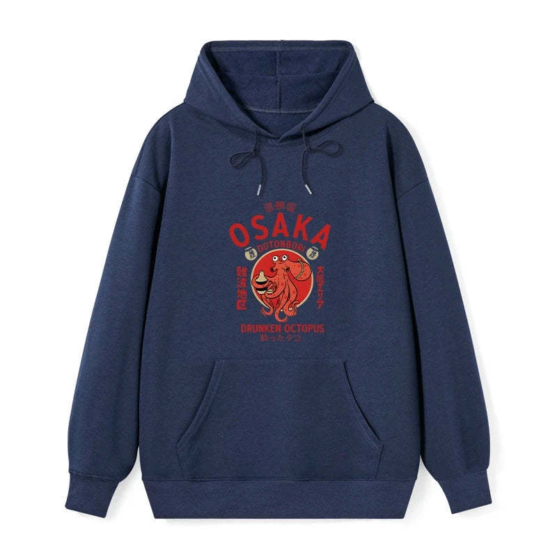 Tokyo-Tiger Drunken Octopus Japan Classic Hoodie