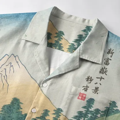 Tokyo-Tiger Idyllic Countryside Scenery Aloha Hawaiian Shirt