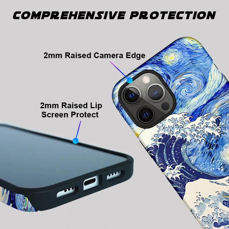 Tokyo-Tiger Waves Under The Starry Night Phone Case