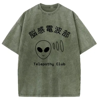 Tokyo-Tiger Alien Club Washed T-Shirt