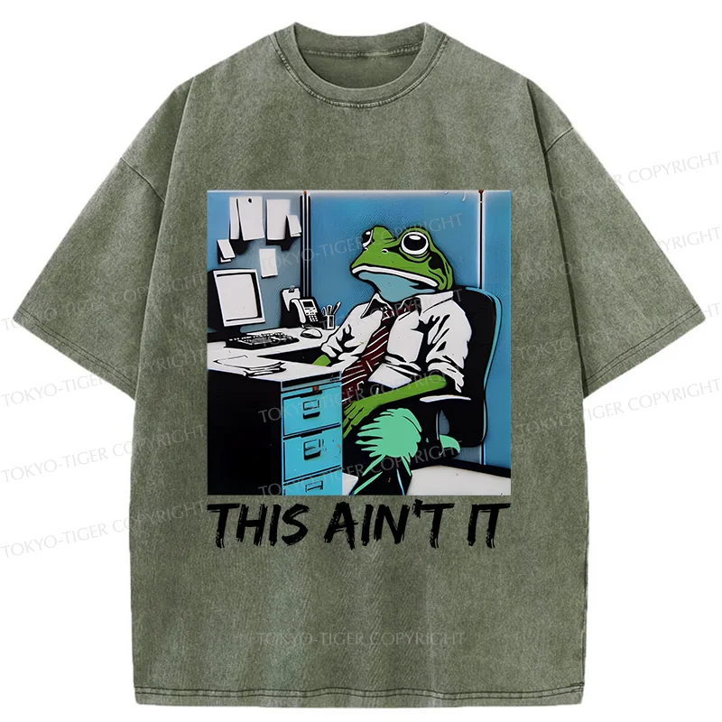 Tokyo-Tiger Working Frog Washed T-Shirt