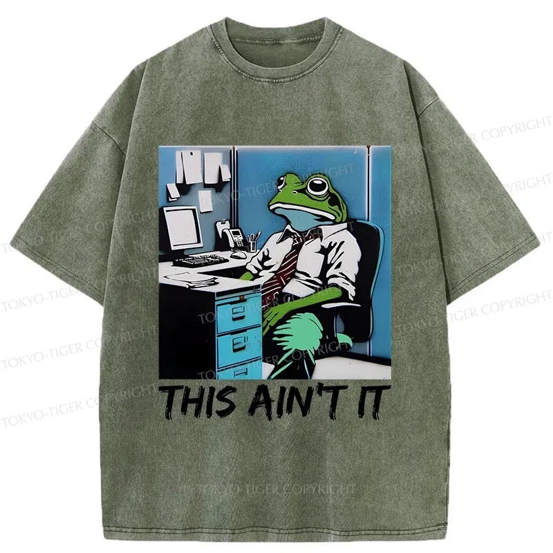 Tokyo-Tiger Working Frog Washed T-Shirt
