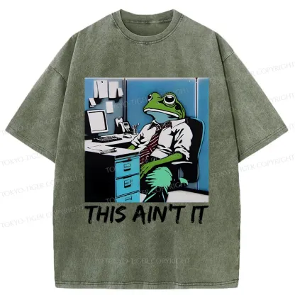 Tokyo-Tiger Working Frog Washed T-Shirt
