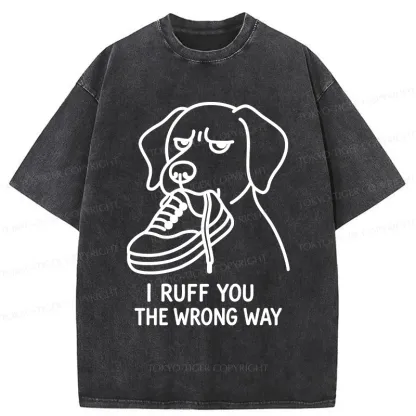 Tokyo-Tiger Dog's Accidental Mistake Washed T-Shirt