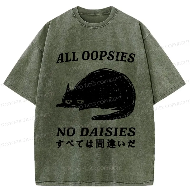 Tokyo-Tiger All Oopsies No Daisies Washed T-Shirt