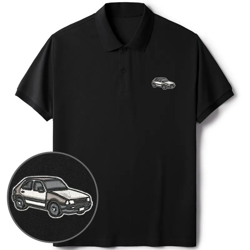 Tokyo-Tiger Japanese Classic Car Embroidered Polo T-Shirt