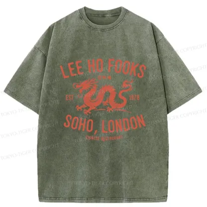 Tokyo-Tiger Delicious Chinese Restaurant Washed T-Shirt