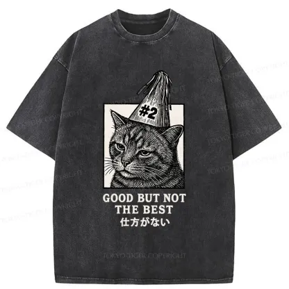 Tokyo-Tiger Second Place Cat Washed T-Shirt