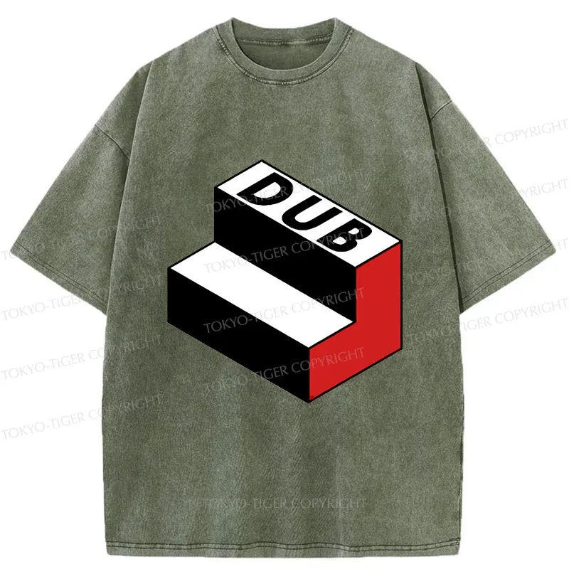 Tokyo-Tiger Dubstep Funny Washed T-Shirt