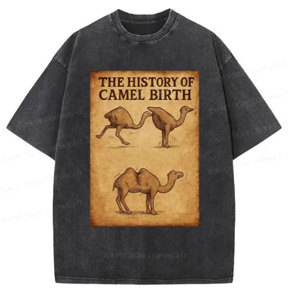 Tokyo-Tiger The History Of The Camel Washed T-Shirt