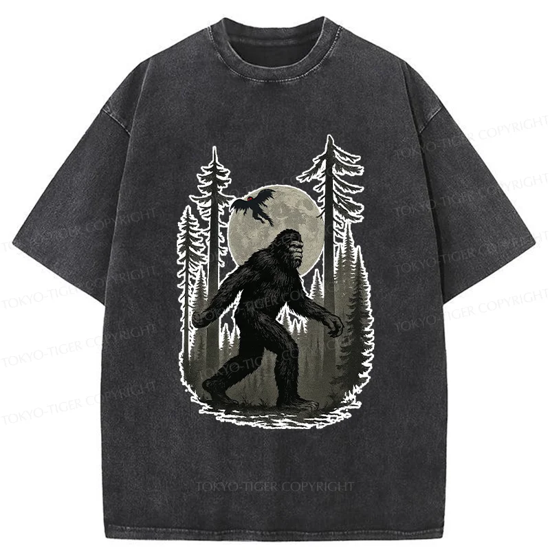 Tokyo-Tiger Adventures Of Bigfoot Washed T-Shirt