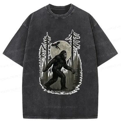 Tokyo-Tiger Adventures Of Bigfoot Washed T-Shirt
