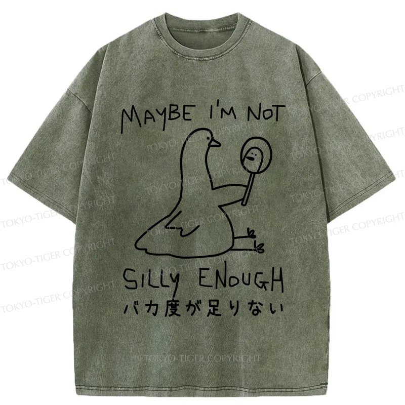 Tokyo-Tiger Not So Smart Goose Washed T-Shirt
