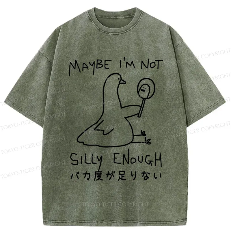 Tokyo-Tiger Not So Smart Goose Washed T-Shirt