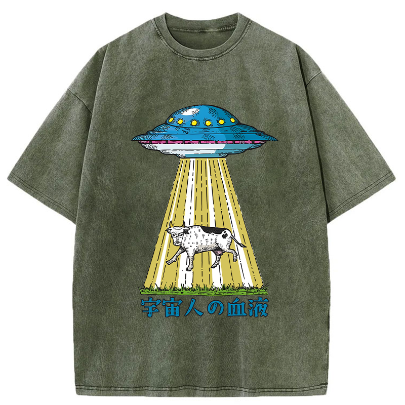 Tokyo-Tiger Alien Blood Washed T-Shirt