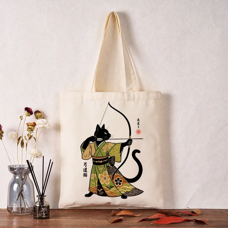 Tokyo-Tiger Japan Cat Archery Tote Bag