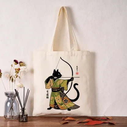 Tokyo-Tiger Japan Cat Archery Tote Bag