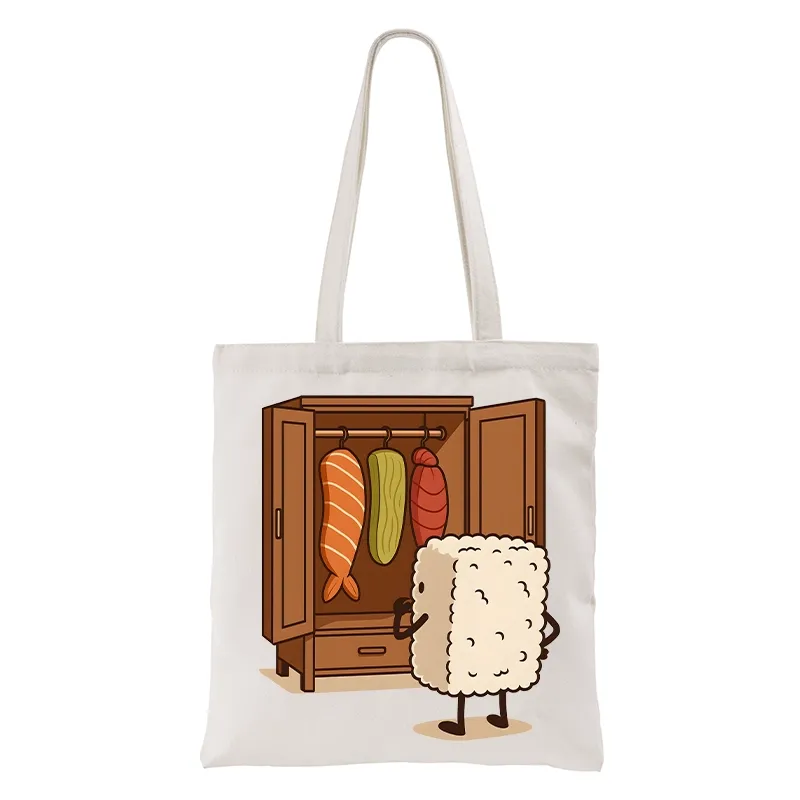 Tokyo-Tiger Sushi Pick Out Clothes Tote Bag