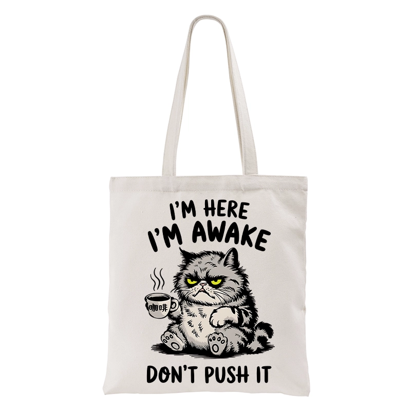 Tokyo-Tiger Tired Cat Tote Bag