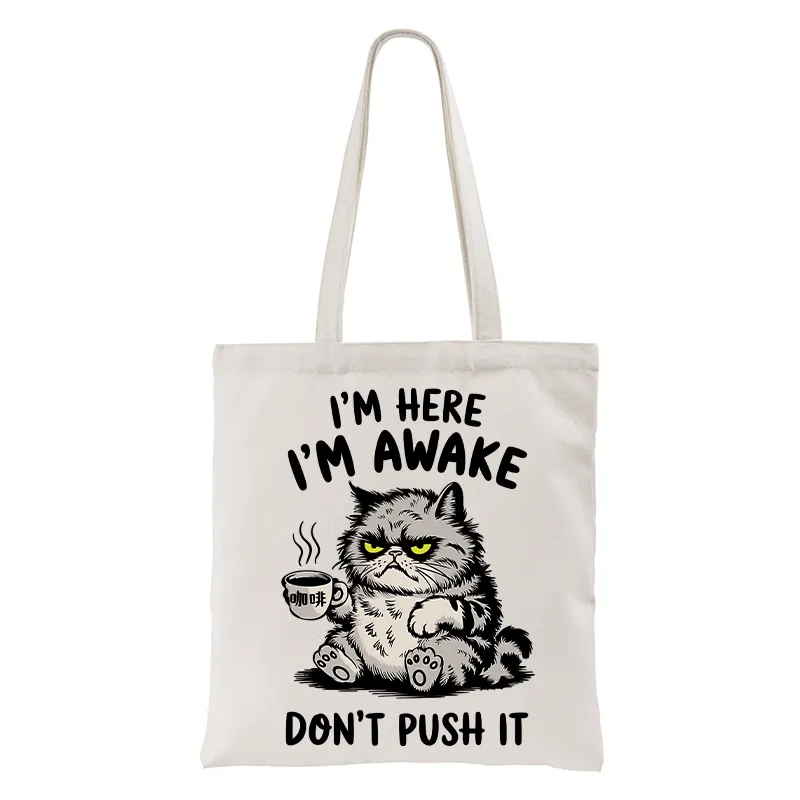 Tokyo-Tiger Tired Cat Tote Bag