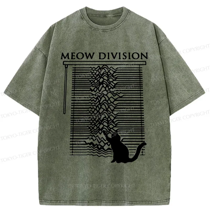 Tokyo-Tiger MEOW Music Washed T-Shirt
