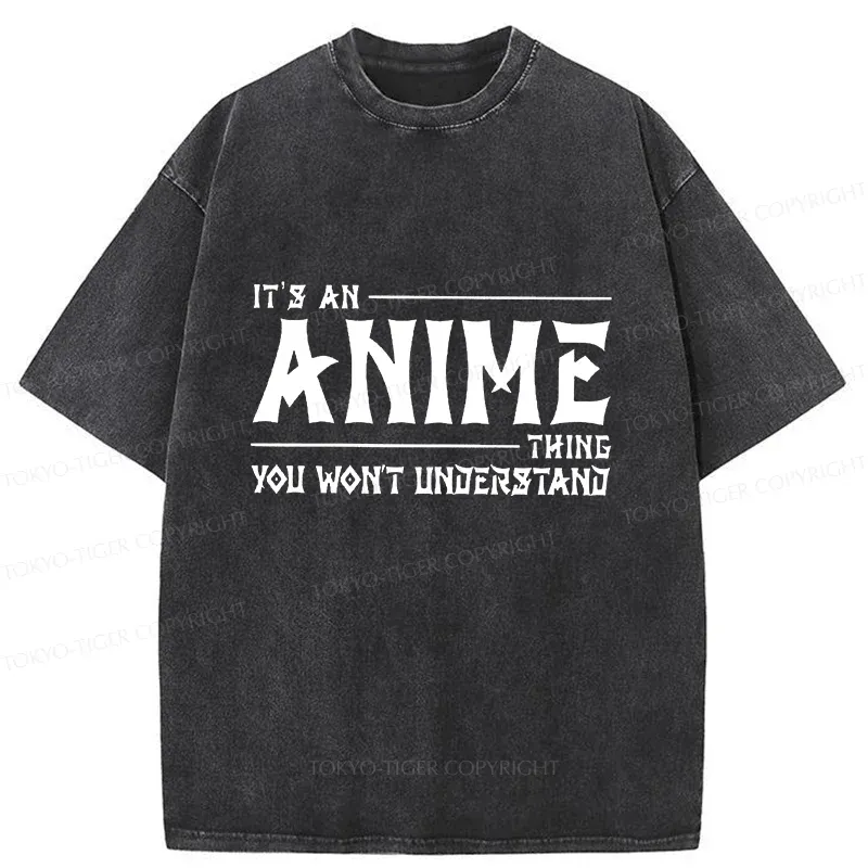 Tokyo-Tiger Interesting Anime Things Washed T-Shirt