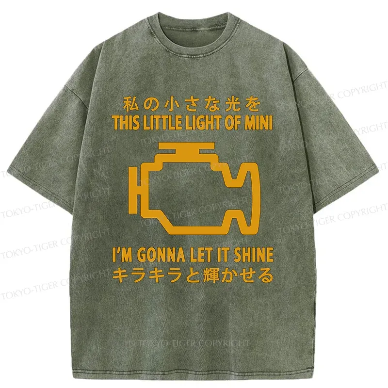 Tokyo-Tiger Glowing Fault Light Washed T-Shirt