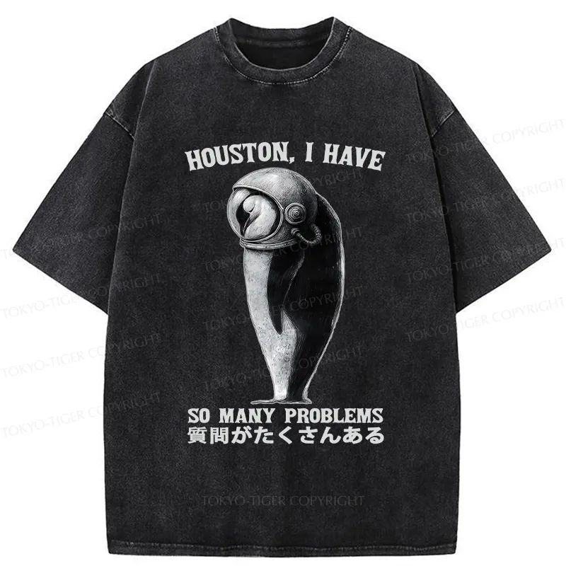 Tokyo-Tiger I Have So Many Problems Washed T-Shirt