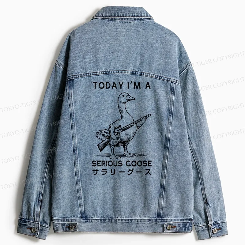 Tokyo-Tiger Serious Stupid Goose Jean Jacket