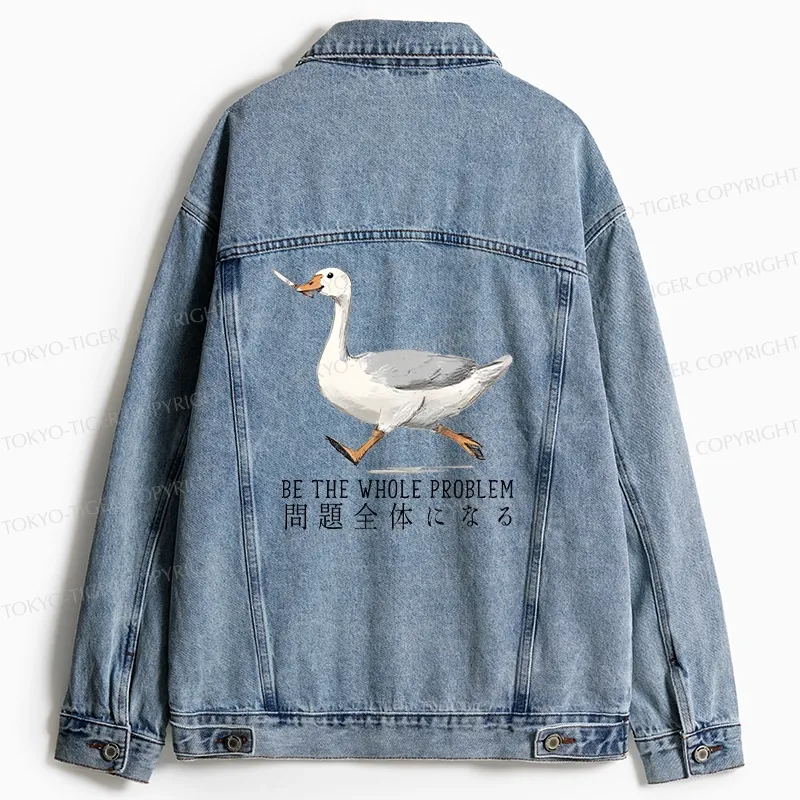 Tokyo-Tiger Running Stupid Goose Jean Jacket