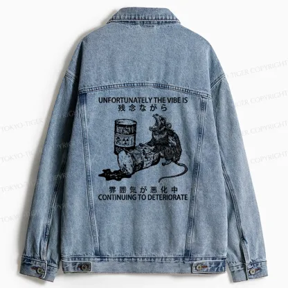 Tokyo-Tiger The Vibe Is Continuing To Deteriorate Jean Jacket