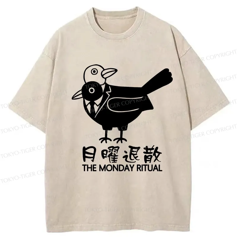 Tokyo-Tiger The Monday Ritual Washed T-Shirt