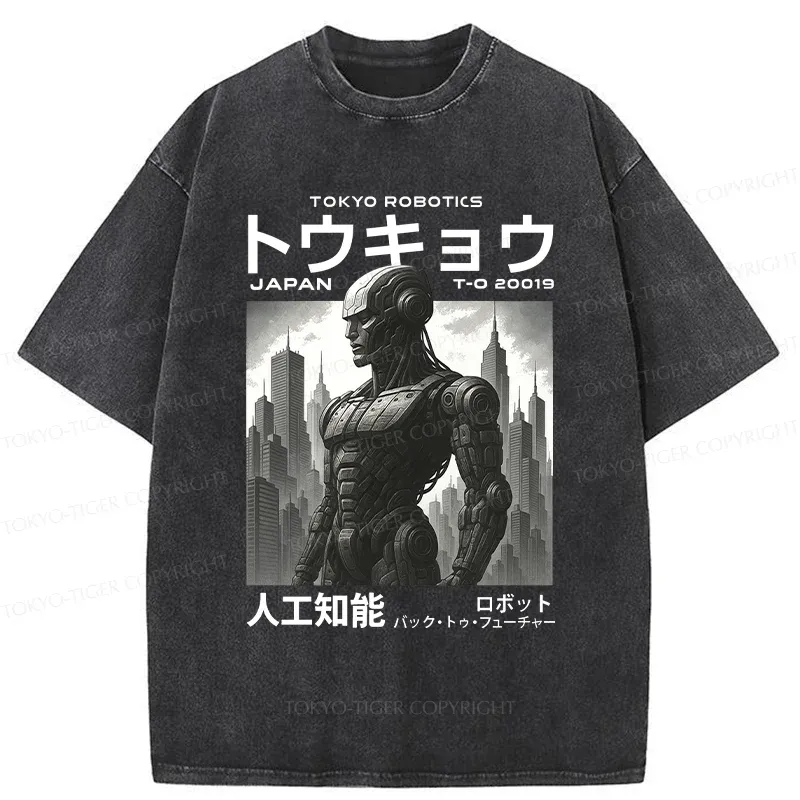 Tokyo-Tiger Humanoid Machine Washed T-Shirt