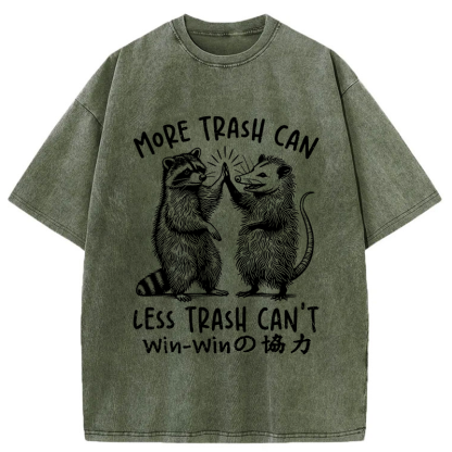 Tokyo-Tiger Win-win Cooperation Washed T-Shirt