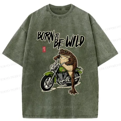 Tokyo-Tiger Born To Be Wild Washed T-Shirt