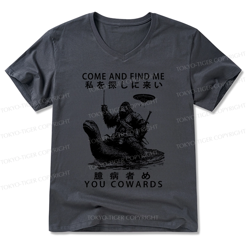 Tokyo-Tiger Can You Find Us V-Neck Classic T-Shirt