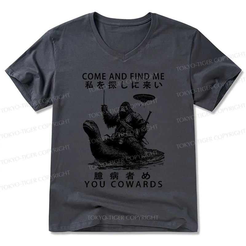 Tokyo-Tiger Can You Find Us V-Neck Classic T-Shirt