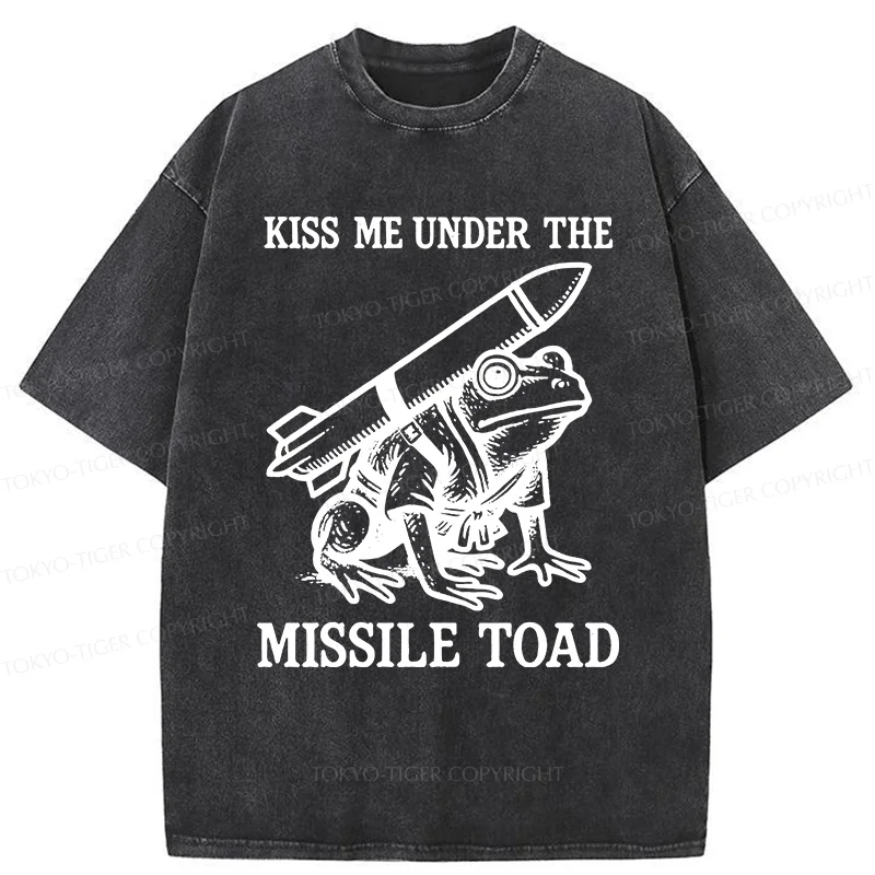 Tokyo-Tiger Missile Frog Washed T-Shirt