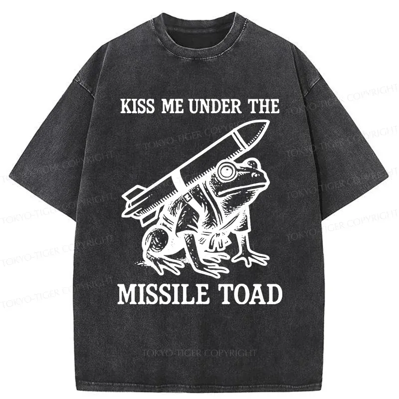 Tokyo-Tiger Missile Frog Washed T-Shirt