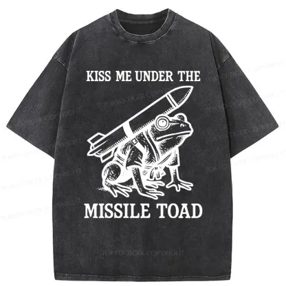 Tokyo-Tiger Missile Frog Washed T-Shirt