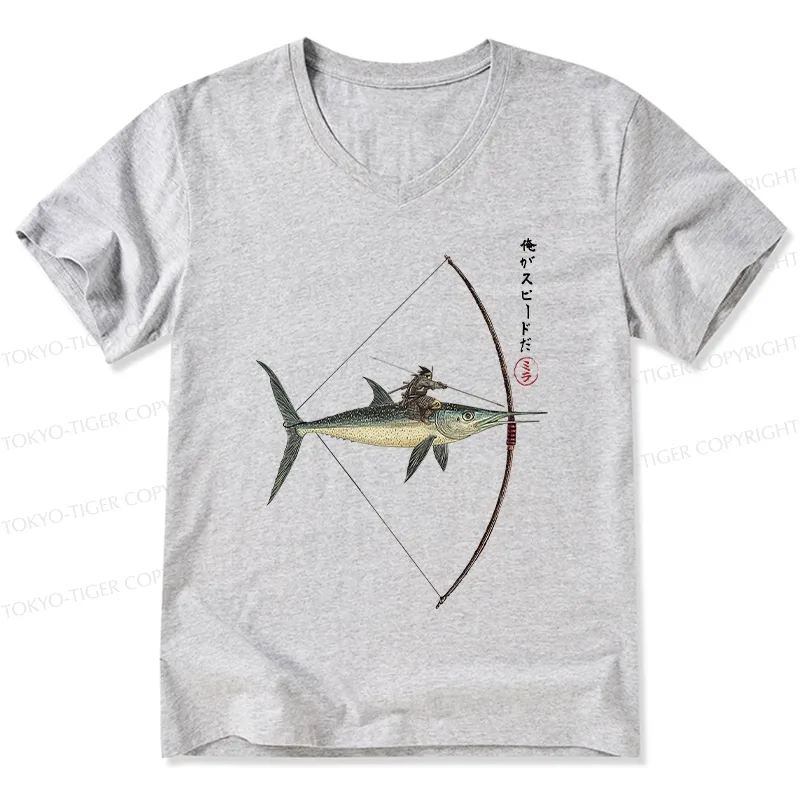 Tokyo-Tiger I Am Speed V-Neck Classic T-Shirt