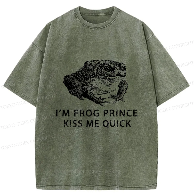 Tokyo-Tiger Real Frog Prince Washed T-Shirt