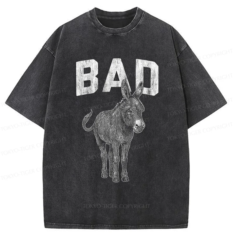 Tokyo-Tiger Bad Ass Washed T-Shirt
