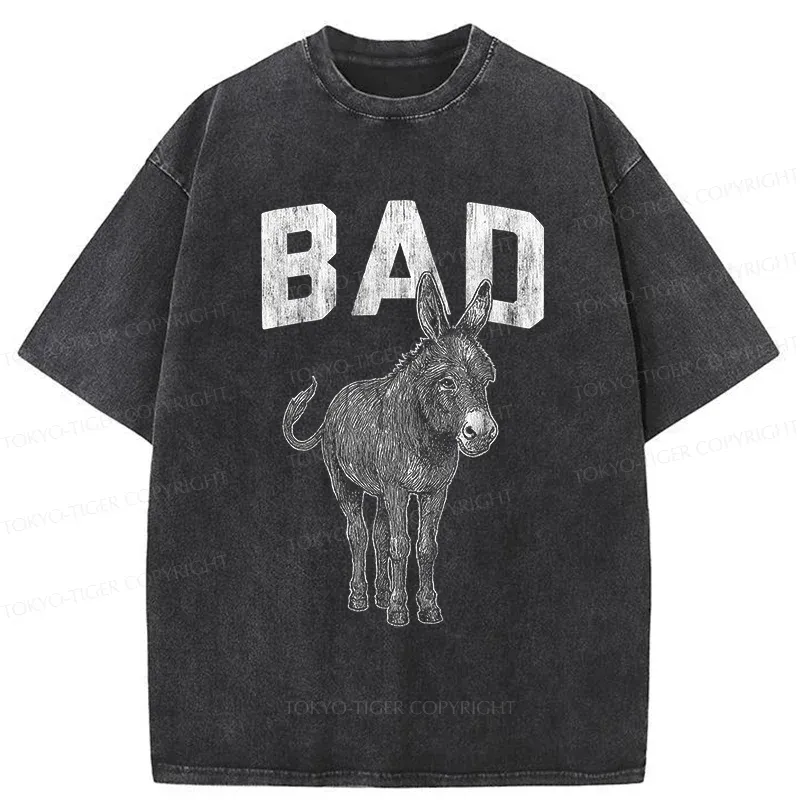 Tokyo-Tiger Bad Ass Washed T-Shirt