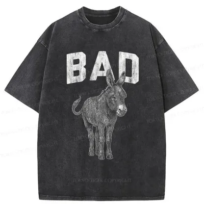 Tokyo-Tiger Bad Ass Washed T-Shirt