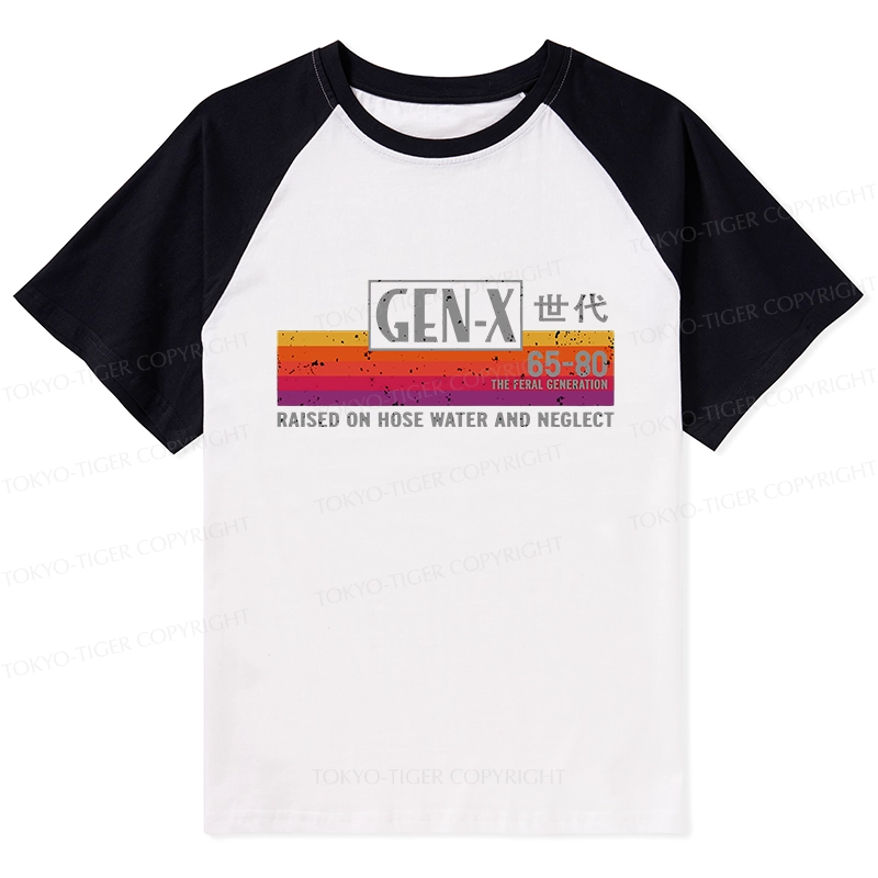 Tokyo-Tiger X Era Retro Raglan T-shirt