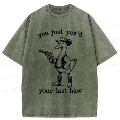 Tokyo-Tiger Handsome Goose Washed T-Shirt