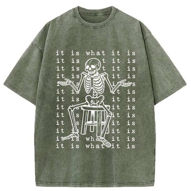 Tokyo-Tiger Helpless Skeleton Washed T-Shirt