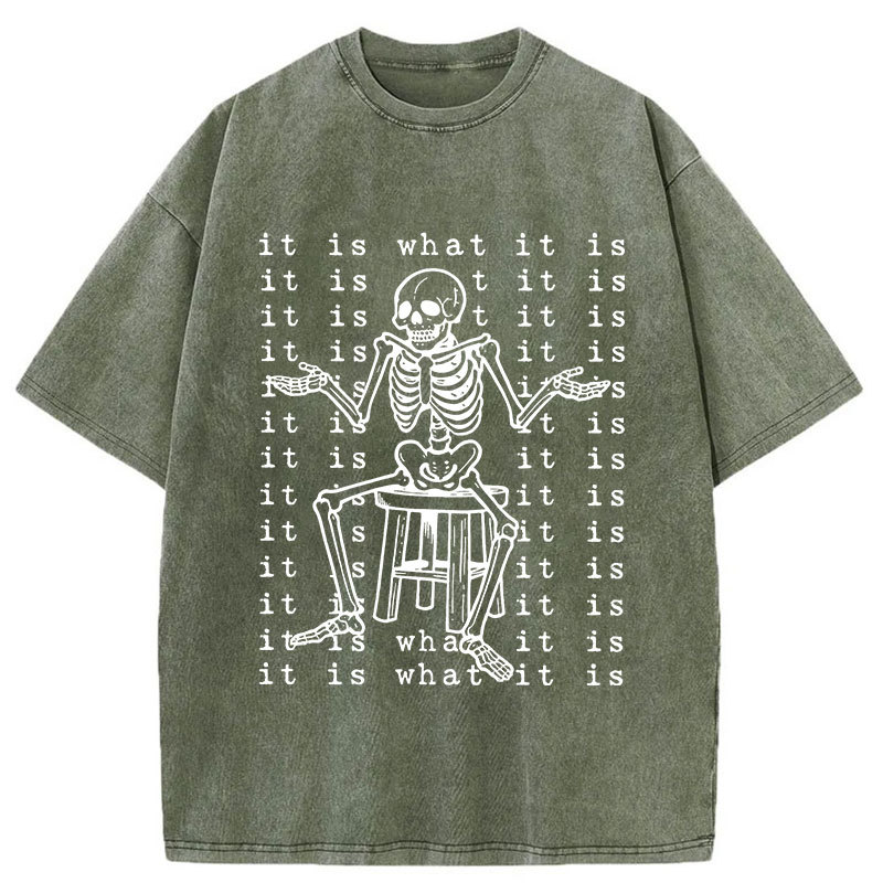 Tokyo-Tiger Helpless Skeleton Washed T-Shirt