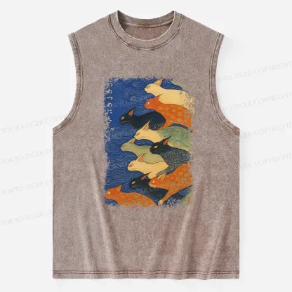 Tokyo-Tiger Claw-some Ninja Washed Tank